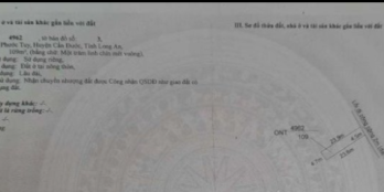 Mặt tiền đường HL21 Phước Tuy Cần Đước Long An .680m2 tách được 4 lô .