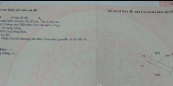 Cần bán gấp nền đất khu công nghiệp Thuận Đạo, 108m2, giá 739tr, sổ sẵn, vay ban