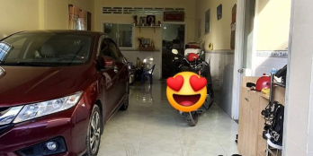 Bán nhà 4 mặt tiền hẻm 3m xe hơi đậu trong nhà  xã Trung An,Tp Mỹ Tho.