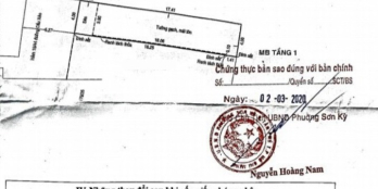 Chính chủ bán nhà 78.6m2 1/ Hà Thị Đát, ngay Cầu Xéo-Tân Quý, 4x19.6m, 6tỷ150 TL