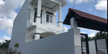 Bán nhà 1 trệt 1 lầu gần ngã tư Tân Thành TP Bến Tre