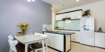 Giá tốt - Nhà đẹp River Gate 74m2, 2PN, 2WC giá Chỉ 15 triệu/tháng 0906233195