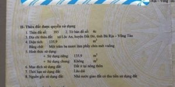 Cần ra gấp lô đất Lộc An 2ty250tr