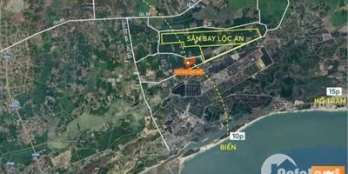 Bán gấp đất mặt tiền sân bay Lộc An giá rẻ, sổ sẵn