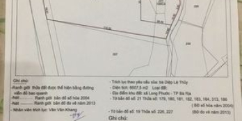 Đất Thành phố Bà Rịa 19.276m2 MẶT TIỀN 115m