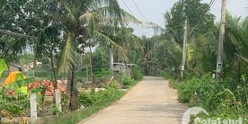 Đất vườn và ao tôm 180m mặt tiền Hẻm 4m cách lộ Đan 30m