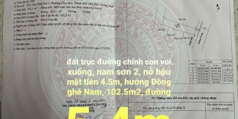 Bán ô đất mặt đường ngõ con voi cạnh cây xăng