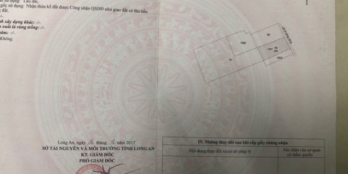 CHÍNH CHỦ CẦN BÁN LÔ ĐẤT THỔ CƯ DT 206M2 XÃ LONG ĐỊNH, H.CẦN ĐƯỚC, LONG AN,LH:09