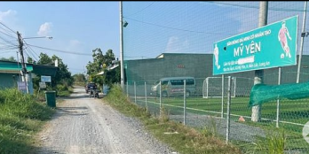 100m2 thổ cư mặt tiền quốc lộ 50 sát cổng chào cần đước sổ hồng riêng,