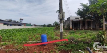 BÁN ĐẤT 2 MẶT TIỀN ĐƯỜNG NHỰA BÊN CẠNH NHÀ MÁY CÁN TÔN. GẦN ỦY BAN CƯ SUE