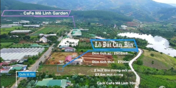 Bán lô đất mặt tiền Tỉnh Lộ 72- Xã Tà Nung- TP Đà Lạt. Cách Cafe Mê Linh Garden