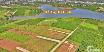 2 lô Hồ tây Di Linh - Giá 850tr 1 lô Lô đất khu vực Hồ tây Di Linh - có công viê
