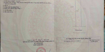 Bán 252m2 (7x40) full thổ - xã Khánh Hòa Nam, góc 2 MT đường. Giá 3 tỷ 4 TL