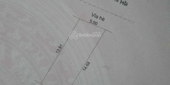 Bán đất 2 mặt tiền đường 5m5, DT 71m2