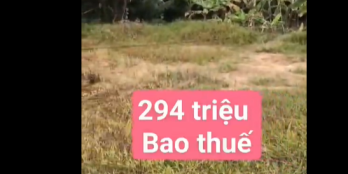 Chủ đất xoay vốn ko kịp bán nền 294tr giá trong tuần cho ace