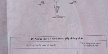 Chính chủ gửi lô Đức Hiệp như sổ đỏ Gần chợ Gom, gần sân vận động đây ace