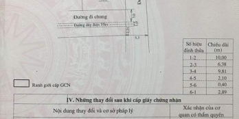 Còn lô duy nhất 50 m² hẻm 6 m sau 1 căn 24 âu cơ cho nhà đầu tư cơ hội vàng
