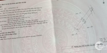 Mảnh đất giá rẻ xóm Hòa Long, Nghệ AN