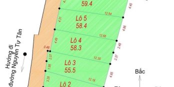 Bán lô hẻm Nguyễn Tự Tân, giá dưới 800tr