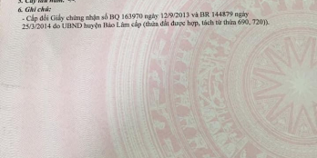 Bán lô đất chính chủ thôn 2 Lộc Ngãi   ** Diện tích 6*90 có 100m thổ cư