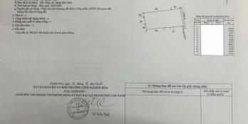 Cần bán lô đất dt 9805m2, Thôn Quãng hoà, Cam Thành Nam, TP Cam Ranh