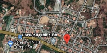 Bán đất 2 mặt tiền đường bê tông trước sau khu bàn cờ gần ủy ban xã ninh xuâ