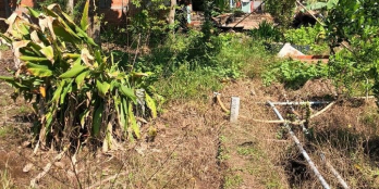 Nền Đình khao .   Mặt tiền : 5m87 x 9m72 = 53,6m