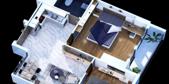 Sở hữu căn hộ Thủ Đức 60m2 giá 1 tỷ 8