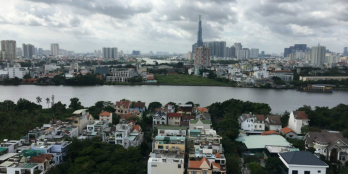 Bán căn hộ chung cư ngay Giga Mall Thủ Đức, 90 m2, 3PN, 2WC,tầng 17 view sông.