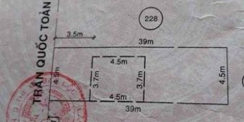 Bán nhà mặt tiền đường Trần Quốc Toản Bảo Lộc  Diện tích 4,5*40 giá 3tỷ xxx