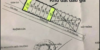 Bán đất Khu dân cư Ao Chạ - Gia Trấn, Gia Viễn (Lô: 26,32)