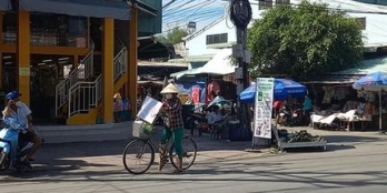 Nhà mặt tiền chợ Mỹ an full thỗ 84 mét