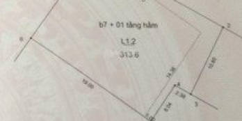 Bán tòa nhà building tại đường Thanh Liệt DT 314m2 x 9 tầng mặt tiền 14m