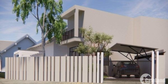 Nhà 2 tầng đẹp  thiết kế hiện đại, Gần đường tàu gang thép