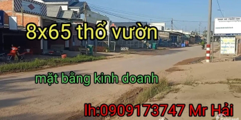 bán nhà và đất mặt tiền đang kinh doanh 838  ngay chợ tho mo