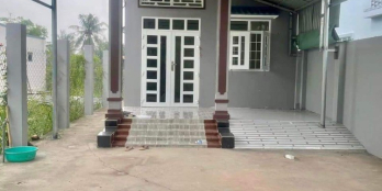 BÁN NHÀ mái thái mặt tiền đường huyện 03 nhựa Thanh Nhung , Gò Công Đông