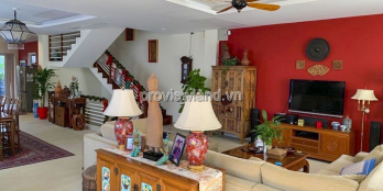 Cho thuê Villa Thảo Điền mặt tiền Đường số 43, 10x30m, 5PN, full nội thất