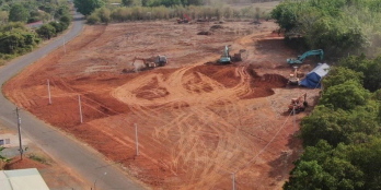 Lô đất Đã san lấp, xây tường bao Giá bán: 1.4 triệu/m2