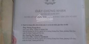 Chính chủ bán đất số 40, ngách 267/2 Hoàng Hoa Thám