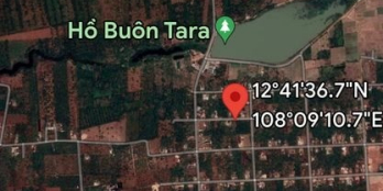Vị trí: Đất nằm hẻm cấp 1 của đường đi vào hồ Tara
