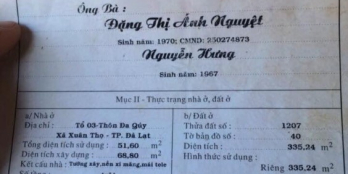 Chính chủ cần bán lô đất xây dựng uy tín