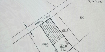 Cần bán lô mặt tiền đường bê tông, đầu đường vào trường nội trú Tân Lâm