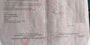 BÁN ĐẤT CHÍNH CHỦ TẠI ẤP DÊN DÊN, THỊ TRẤN TÂN PHÚ, HUYỆN ĐỒNG PHÚ, BÌNH PHƯỚC