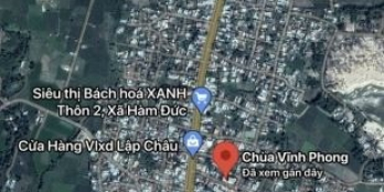 Bán đất thổ cư xã Hàm Đức 1.4 sào giá tốt nhất khu vực