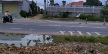 Bán đất mặt tiền QL1A thị trấn Hàm Thuận Nam-Bình Thuận, tiện KD