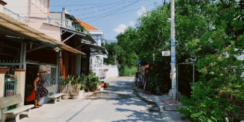 Đất MT đường, liền kề TT Y tế xã Quy Đức, SHR, sở hữu 115,6m2 thổ cư.