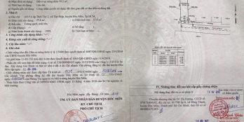 chính chủ cần bán căn nhà 165/5A Thới Tây 2 – Tân Hiệp – Hóc Môn-giá rẻ