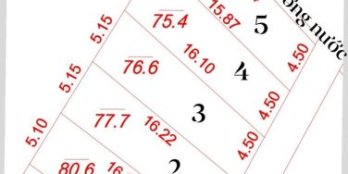 Góc cần bán Đất thổ cư 75m2 4,5 mặt tiền, ô tô đỗ cửa