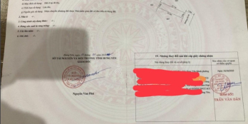 Góc cần bán lô đất cực đẹp, ngay trung tâm thị xã, diện tích 108m2