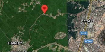 740m2 thuộc xã Thành Hải, đã có trích lục thửa